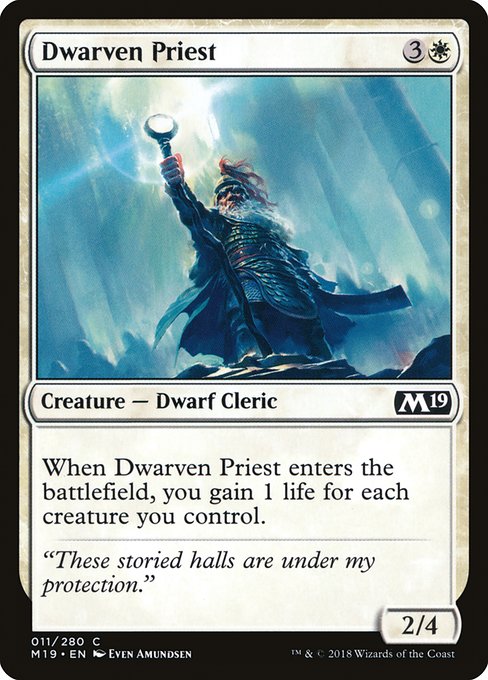 Dwarven Priest - Core Set 2019 #11