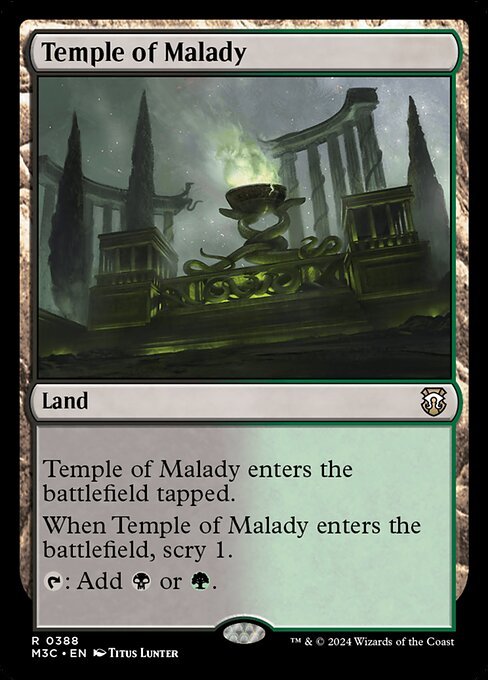 Temple of Malady - Modern Horizons 3 Commander #388
