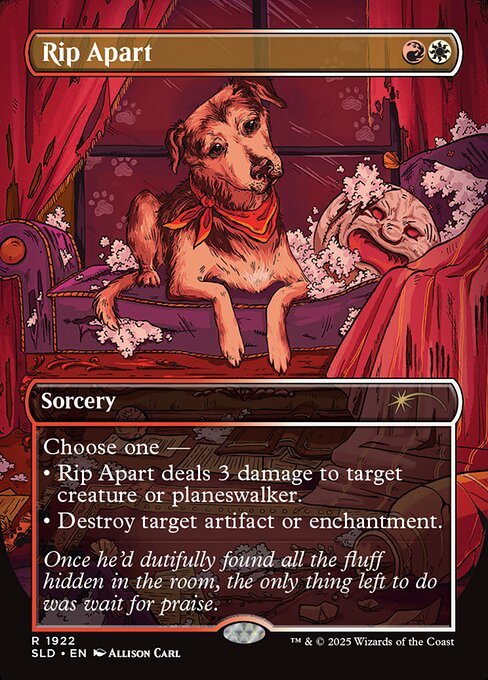 Rip Apart (1922) (Rainbow Foil) - Secret Lair Drop #1922