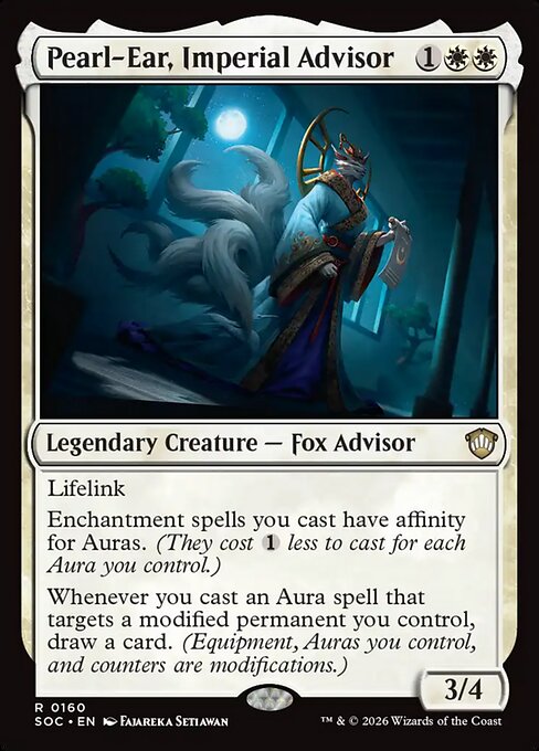 Pearl-Ear, Imperial Advisor - Secrets of Strixhaven Commander #160