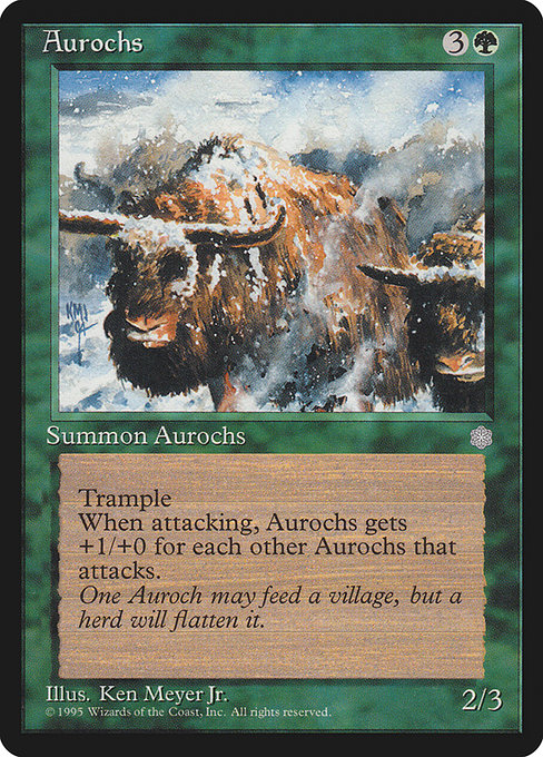 Aurochs - Ice Age #225