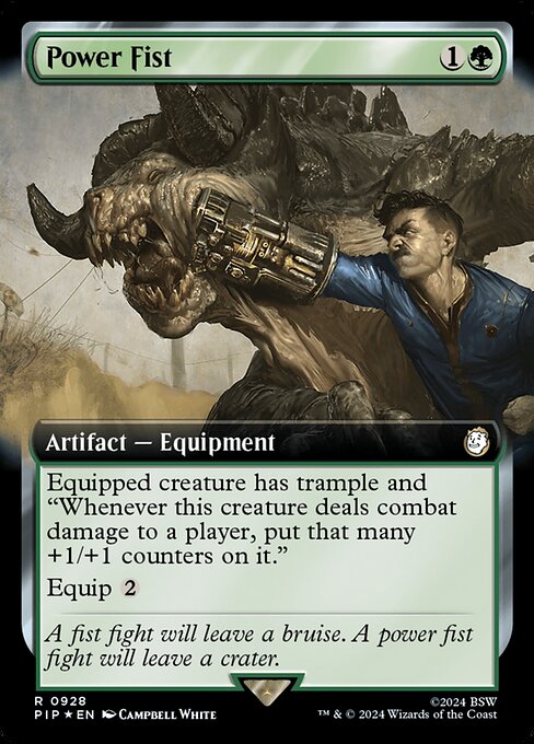 Power Fist (Extended Art) (Surge Foil) - Fallout #928