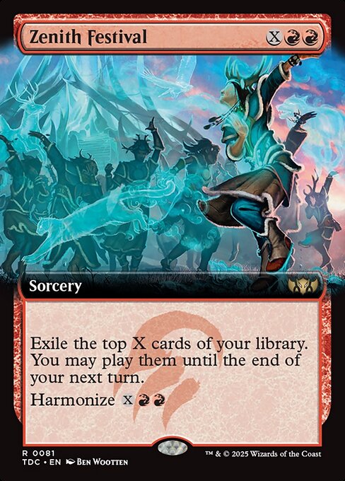 Zenith Festival (Extended Art) - Tarkir: Dragonstorm Commander #81
