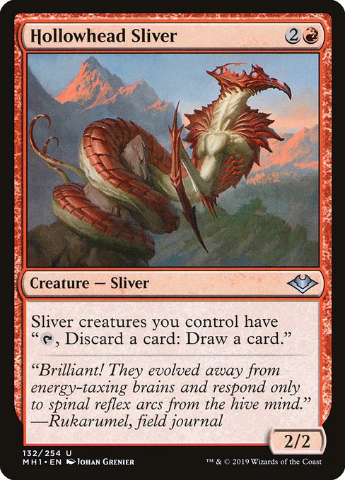 Hollowhead Sliver - Modern Horizons #132