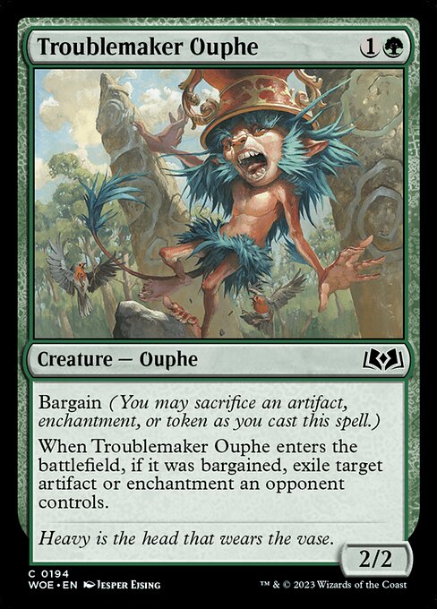 Troublemaker Ouphe - Wilds of Eldraine #194