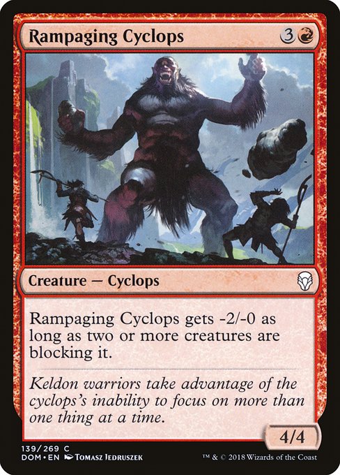 Rampaging Cyclops - Dominaria #139