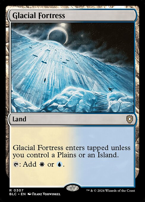 Glacial Fortress - Bloomburrow Commander #307