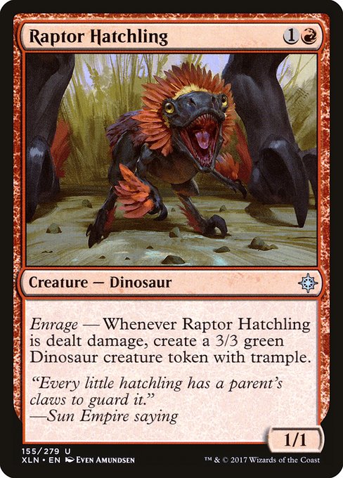 Raptor Hatchling - Ixalan #155