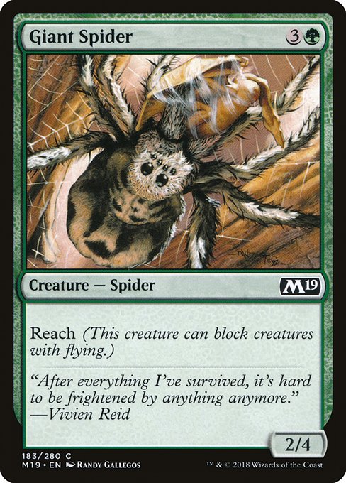 Giant Spider - Core Set 2019 #183
