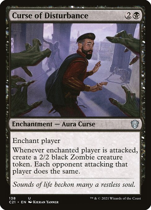 Curse of Disturbance - Commander 2021 #138