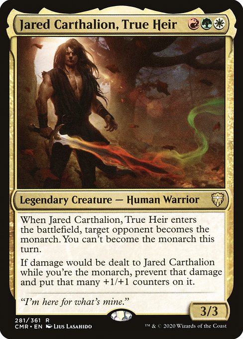 Jared Carthalion, True Heir - Commander Legends #281