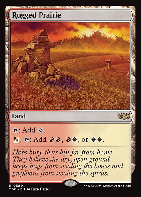 Rugged Prairie - Tarkir: Dragonstorm Commander #389