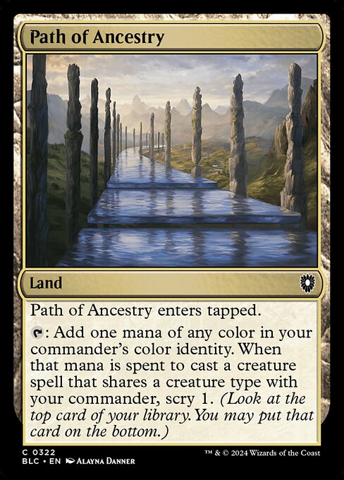 Path of Ancestry - Bloomburrow Commander #322