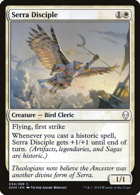 Serra Disciple - Dominaria #34