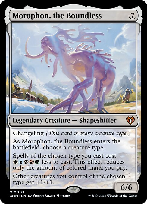 Morophon, the Boundless - Commander Masters #3