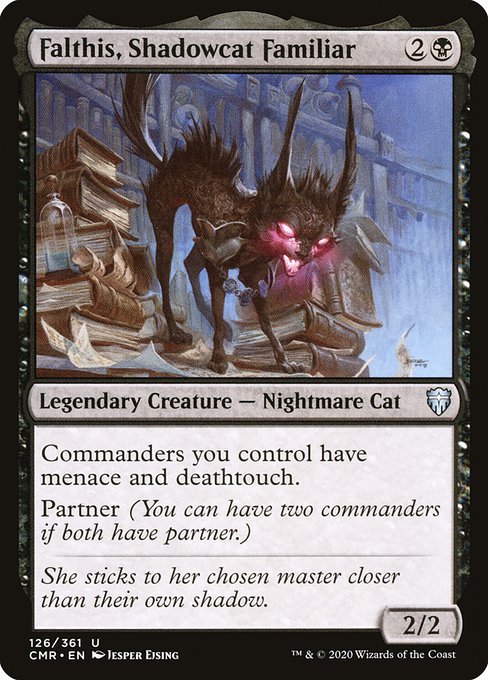 Falthis, Shadowcat Familiar - Commander Legends #126