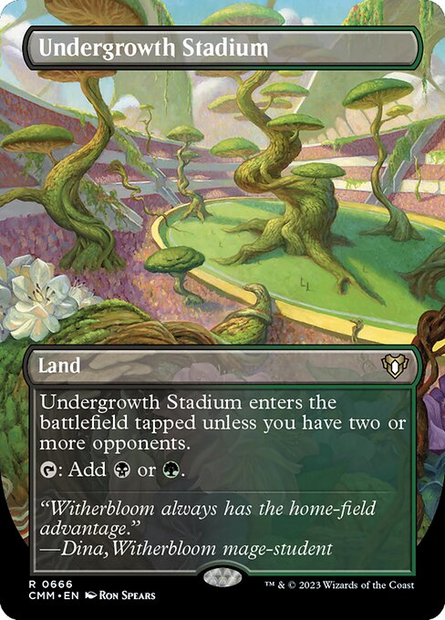Undergrowth Stadium (Borderless) - Commander Masters #666