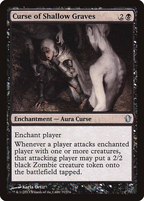 Curse of Shallow Graves - Commander 2013 #71