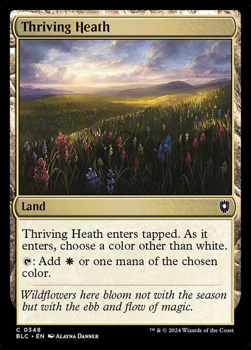 Thriving Heath - Bloomburrow Commander #348