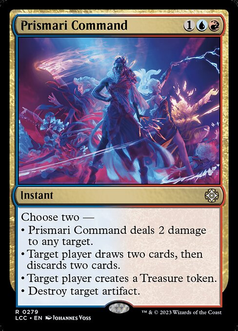Prismari Command - The Lost Caverns of Ixalan Commander #279