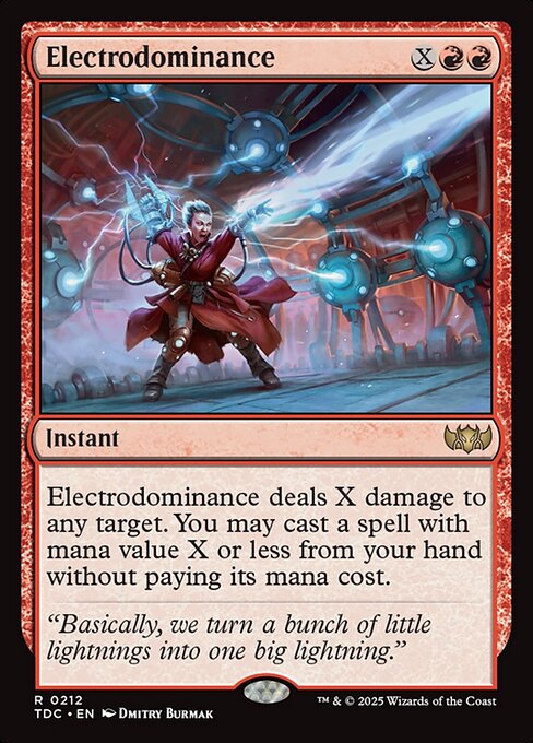 Electrodominance - Tarkir: Dragonstorm Commander #212