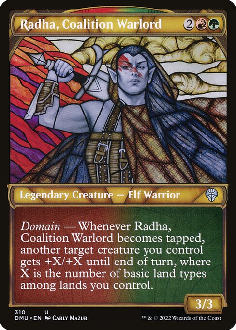 Radha, Coalition Warlord (Showcase) - Dominaria United #310
