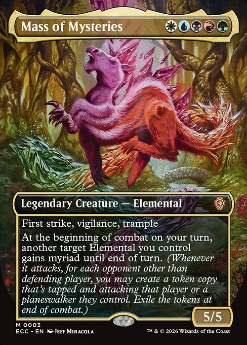 Mass of Mysteries (Borderless) - Lorwyn Eclipsed Commander #3