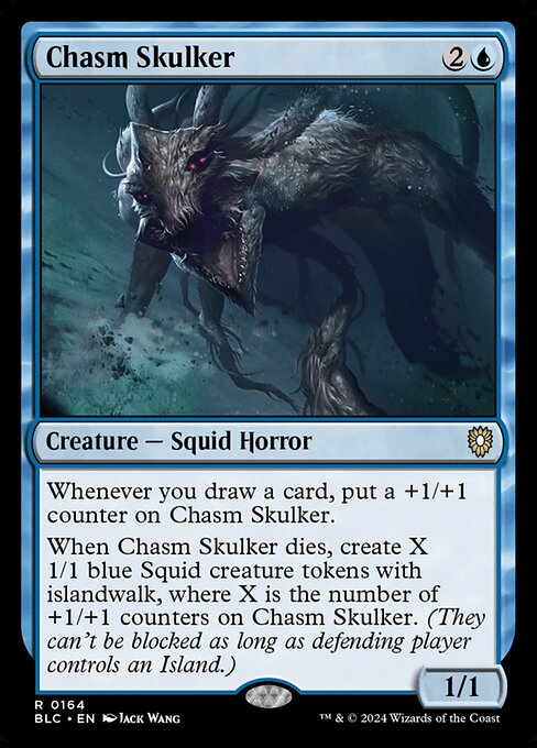 Chasm Skulker - Bloomburrow Commander #164