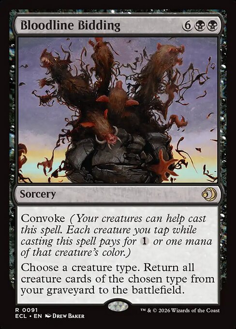 Bloodline Bidding - Lorwyn Eclipsed #91
