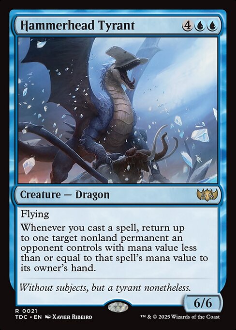Hammerhead Tyrant - Tarkir: Dragonstorm Commander #21