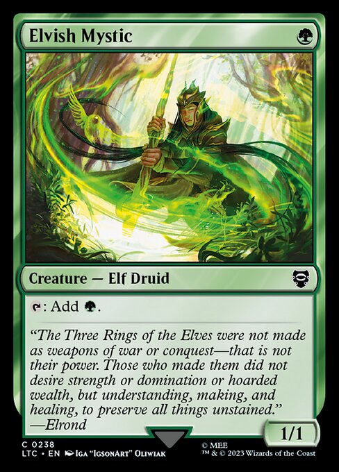 Elvish Mystic - Tales of Middle-earth Commander #238