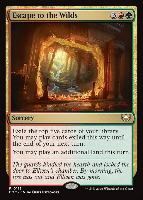 Escape to the Wilds - Edge of Eternities Commander #115
