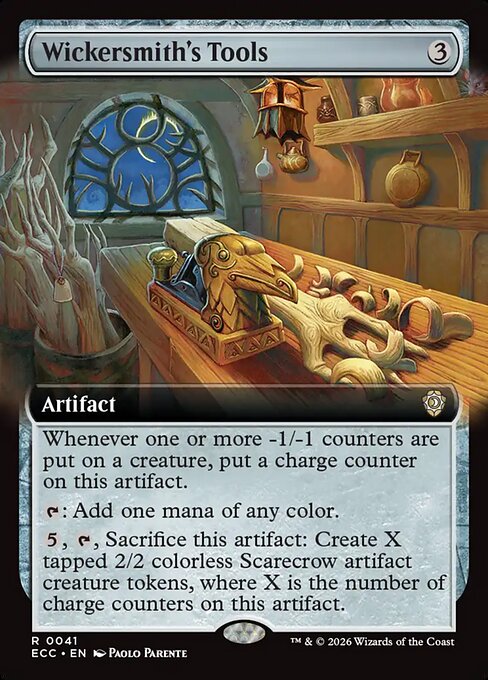 Wickersmith's Tools (Extended Art) - Lorwyn Eclipsed Commander #41