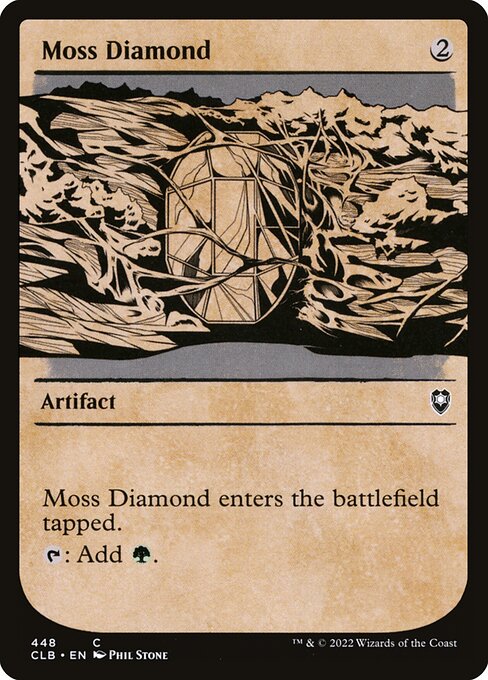 Moss Diamond (Showcase) - Commander Legends: Battle for Baldur's Gate #448