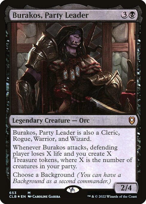 Burakos, Party Leader - Commander Legends: Battle for Baldur's Gate #653