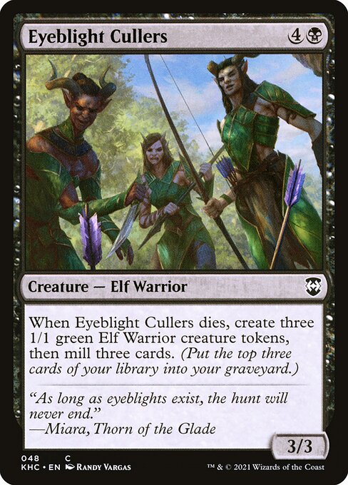 Eyeblight Cullers - Kaldheim Commander #48