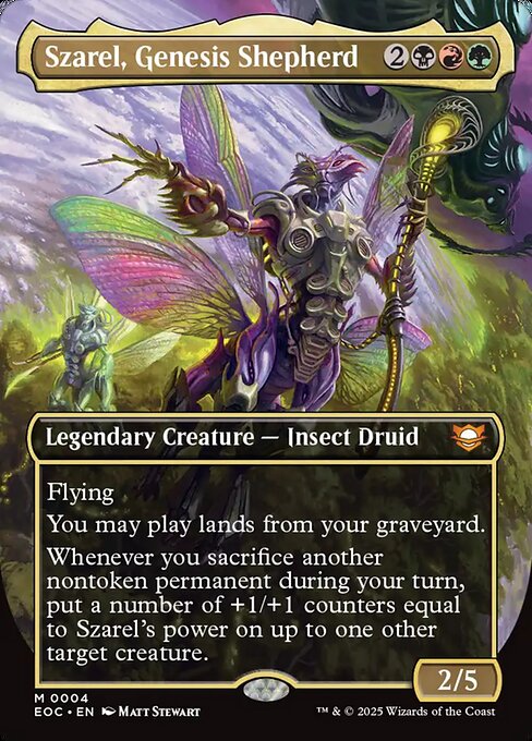 Szarel, Genesis Shepherd (Borderless) - Edge of Eternities Commander #4