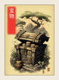 Treasure token - custom Japanese art design for tabletop gaming