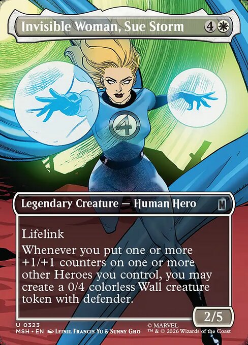 Invisible Woman, Sue Storm (Borderless) - Marvel Super Heroes #323