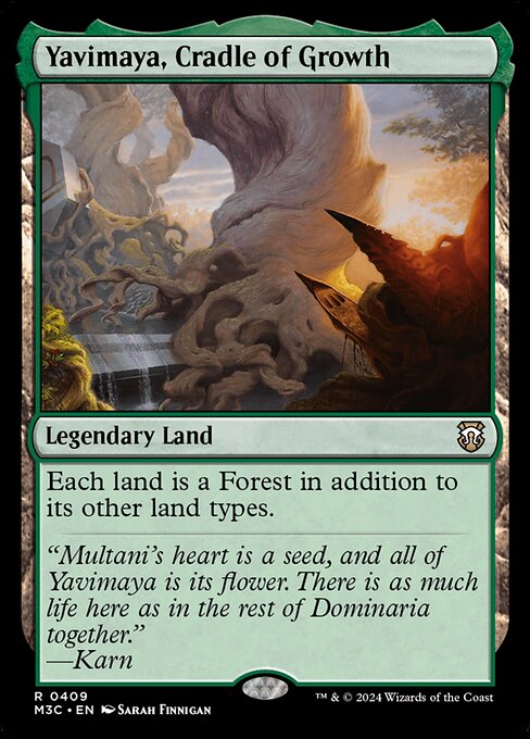 Yavimaya, Cradle of Growth - Modern Horizons 3 Commander #409