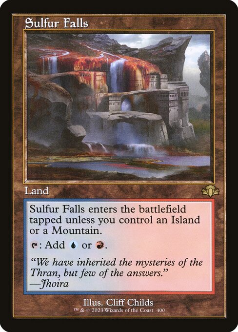 Sulfur Falls (Retro Frame) - Dominaria Remastered #400