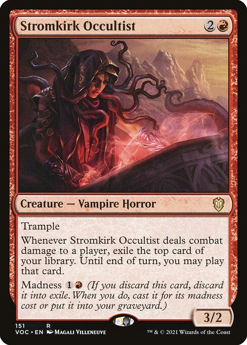 Stromkirk Occultist - Crimson Vow Commander #151