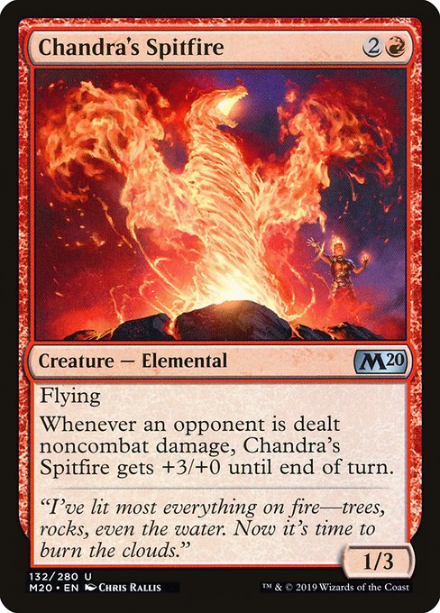 Chandra's Spitfire - Core Set 2020 #132