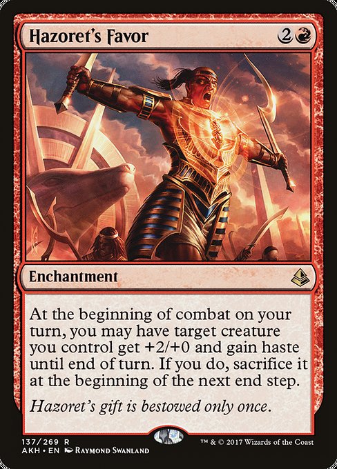 Hazoret's Favor - Amonkhet #137