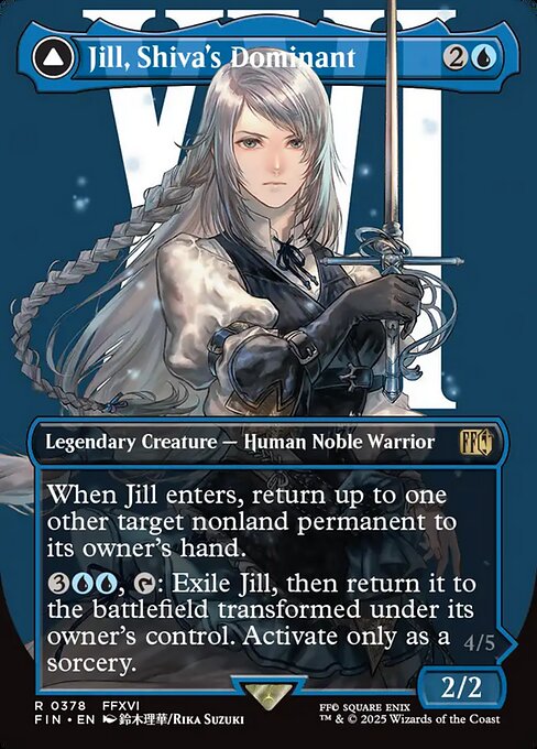 Jill, Shiva's Dominant (Borderless) - Final Fantasy #378