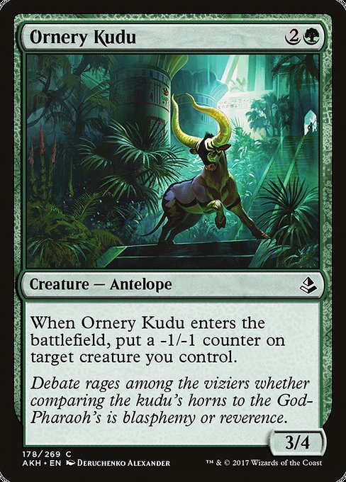 Ornery Kudu - Amonkhet #178