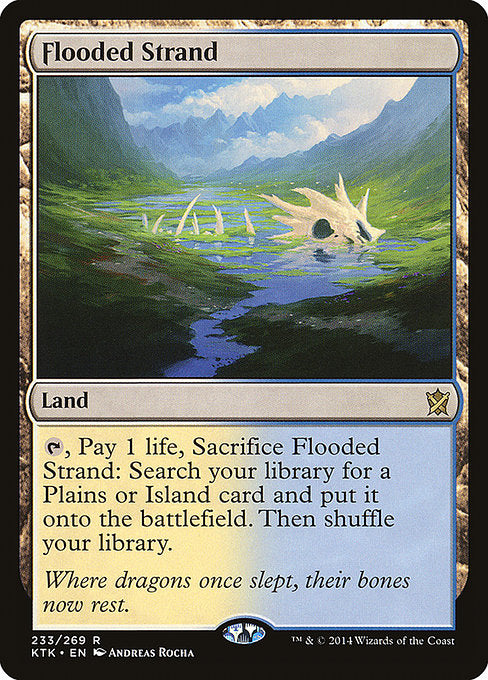 Flooded Strand - Khans of Tarkir #233