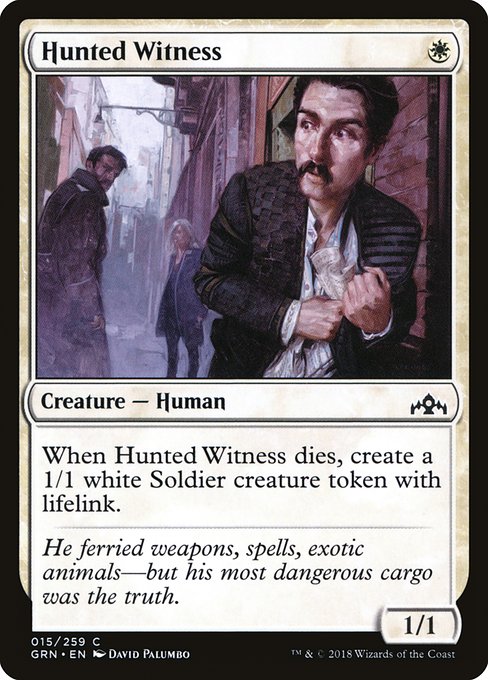 Hunted Witness - Guilds of Ravnica #15