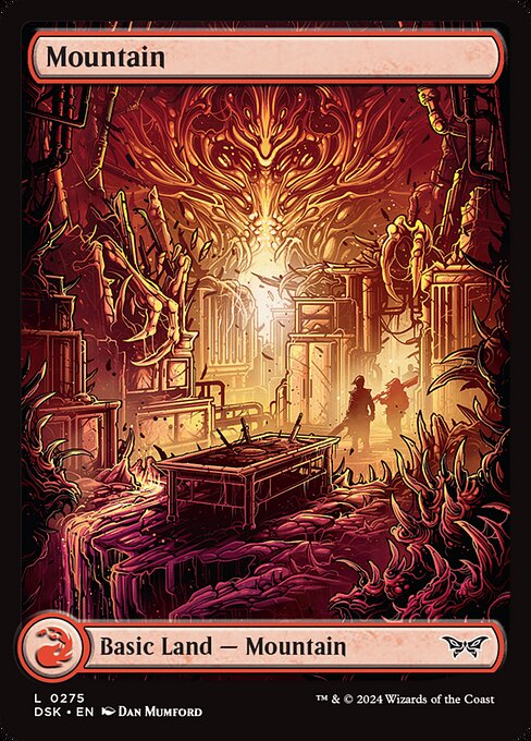 Mountain (0275) - Full Art - Duskmourn: House of Horror #275