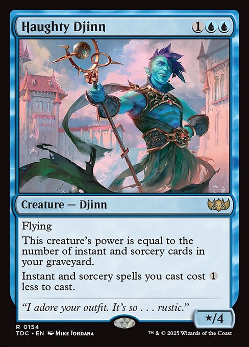 Haughty Djinn - Tarkir: Dragonstorm Commander #154